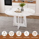 Engineered Wood Dining Table White