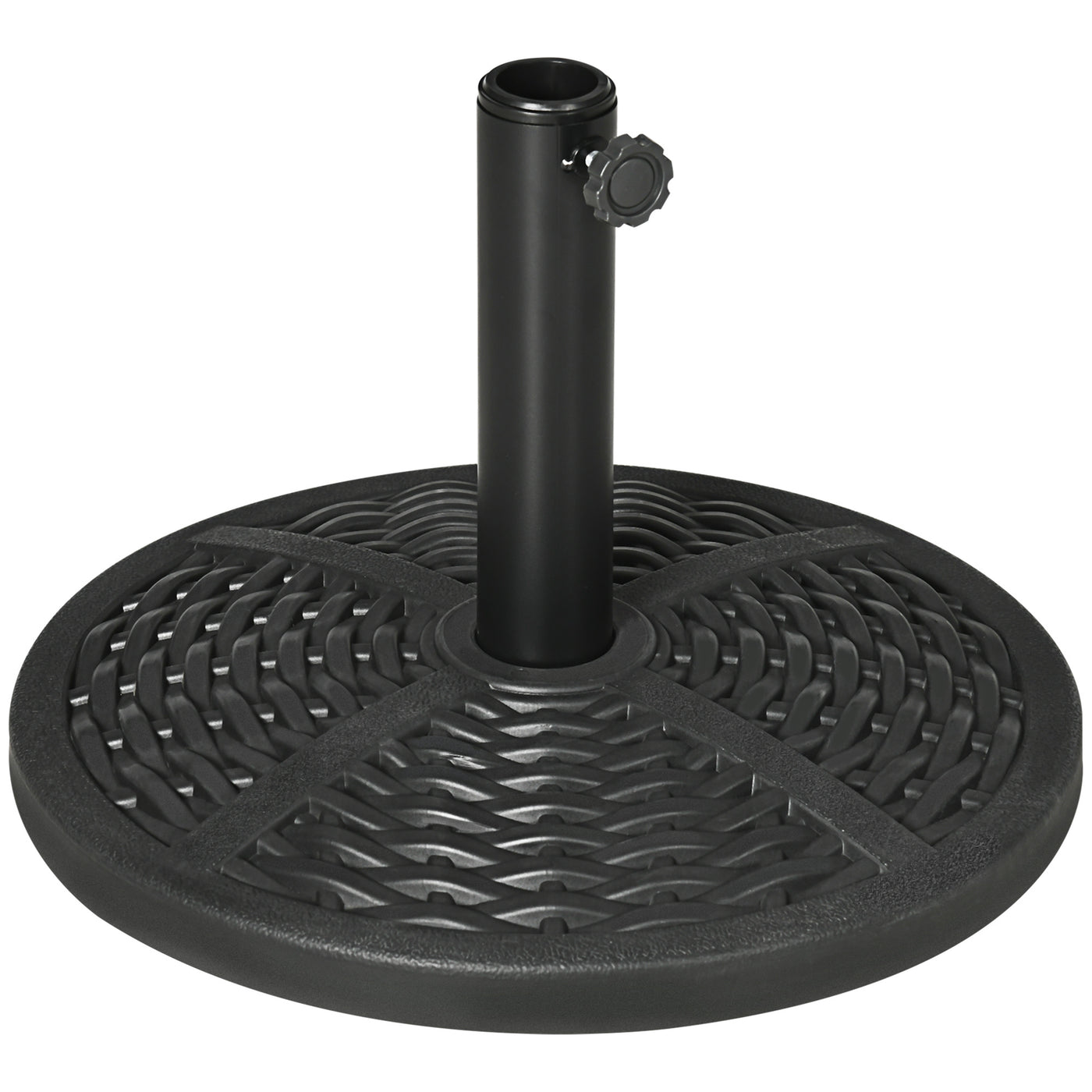 21 lb Heavy Duty Round Parasol Stand Umbrella Base Holder