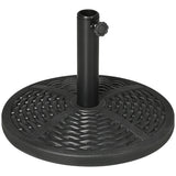 21 lb Heavy Duty Round Parasol Stand Umbrella Base Holder