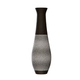 Hand-Woven PVC Rattan Floor Vase, 39.3 Inch Tall Decorative Vase