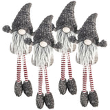 Christmas Gnomes Decorations, 4-Piece Holiday Table Ornaments