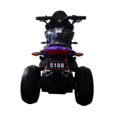 Kids Motorcycle Ride-On Motorcycle 3-Wheels Battery Powered Motorbike  Rechargea