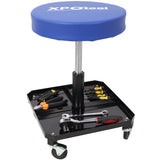 250 lb Rolling Pneumatic Creeper Mechanic Stool Tool Tray