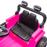 24V Kids Ride on Car W/Parents Control,Four-wheel suspension,2WD,Power display,B