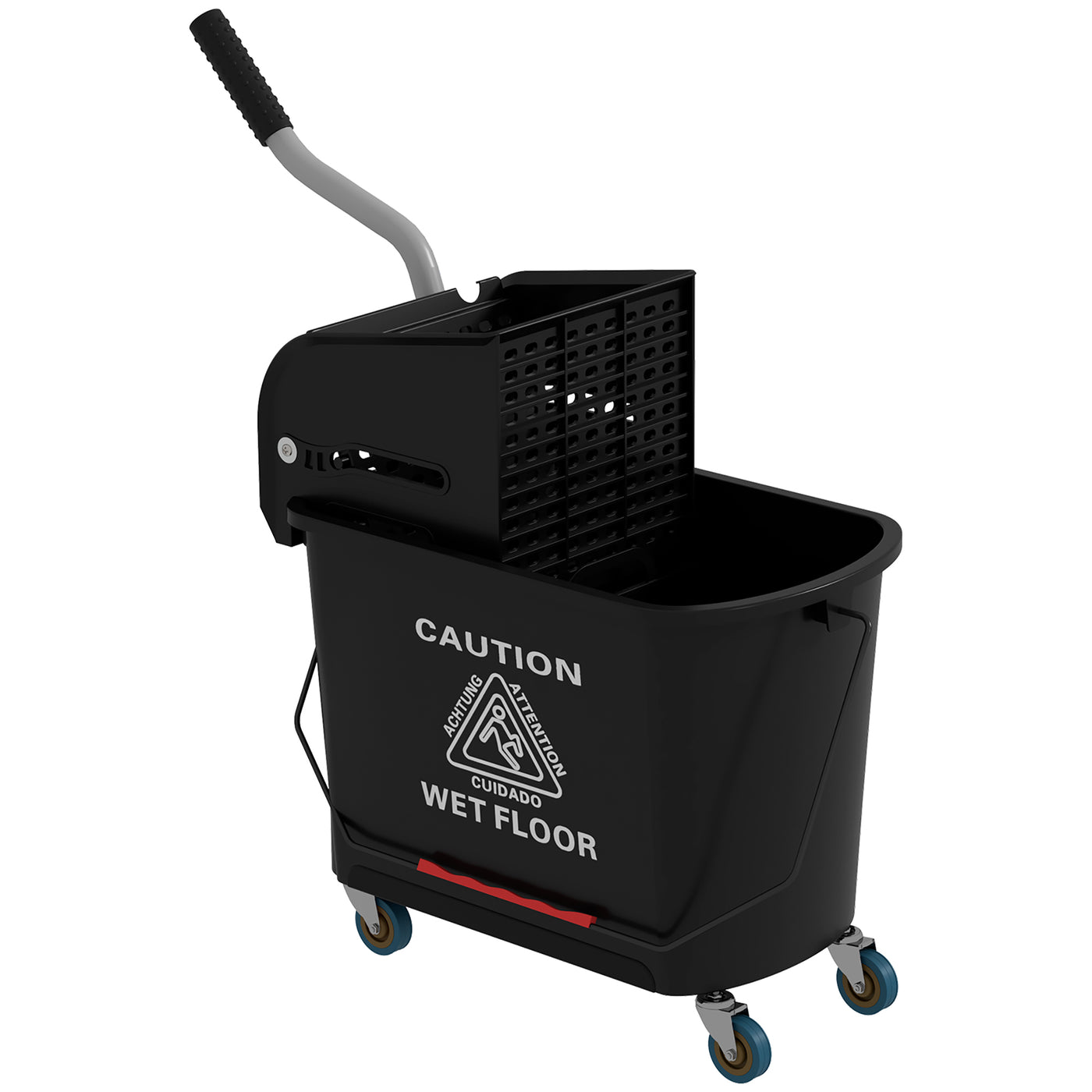 21 Quart Mop Bucket with Wringer and Wheels