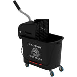 21 Quart Mop Bucket with Wringer and Wheels
