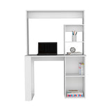 Computer Desk with Hutch and Shelves - 38.8"W Work Surface