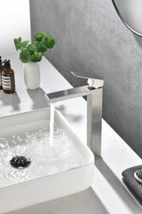 Single Handle Bathroom Sink Faucet with Supply Hose