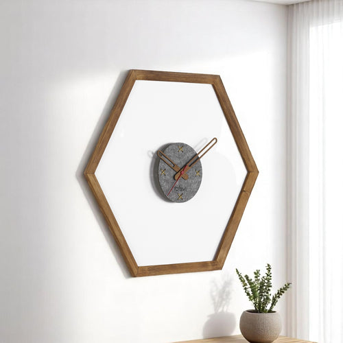 Tuva Wooden Wall Clock, Dore