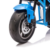 24V300W Kids Ride On XL Electric Toy Muscle Motorcycle,High-Speed Hub Motor,14''
