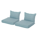 Antibes Club Chair Cushion Set, Teal, Set of 2