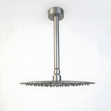 12" Brushed Nickel Rain Shower Head 304 Stainless Steel