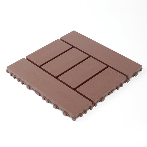 H style 12 inch balcony deck tiles, DIY interlocking deck floor tiles