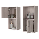 Medicine Cabinets Set of 2 - Wall Mount - Open Shelf - 11"H