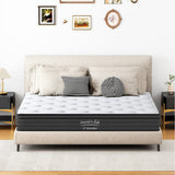 King Size 10 Inch Hybrid Pocketed Innerspring Mattress Medium Firm