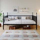 Twin Metal Bed Frame Black
