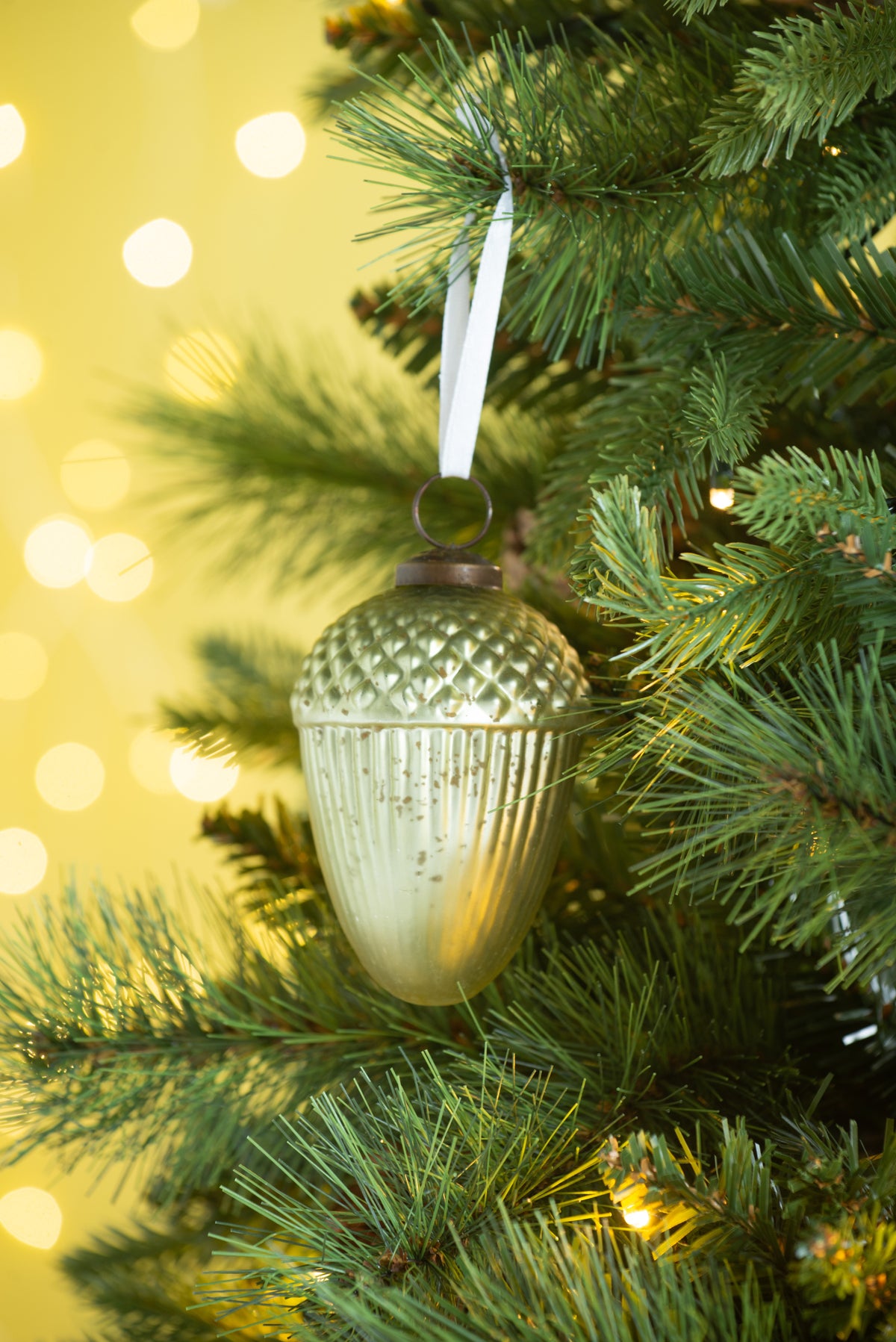 2.8x2.8x4.3' Tear Drop Ornament, Glass Decorative Hanging Christmas Tree Ornamen