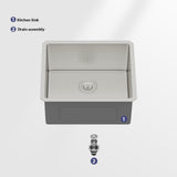 21 Inch Undermount Sink - 21" x 18" x 9" Undermount Stainless Steel Kitchen