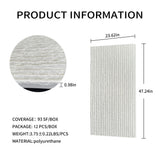 3D Faux Stone Wall Panels, 12 PCS PU Wainscoting Panel for Interior Wall Decor
