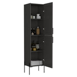 Linen Cabinet - Shaker Style - 71" Tall - Four Adjustable Shelves