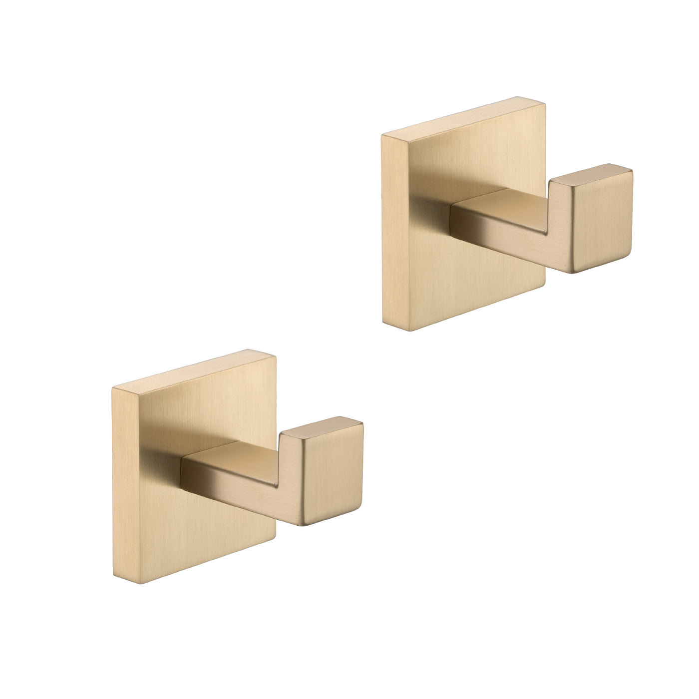 2 Pack Stainless Steel Wall Mount Towel Hooks