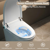 Smart Toilet with Bidet Built in, ADA One-Piece Toilet Auto Open/Close & Flush