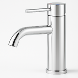 Chrome Single Handle Bathroom Faucet Stainless Steel Single Hole