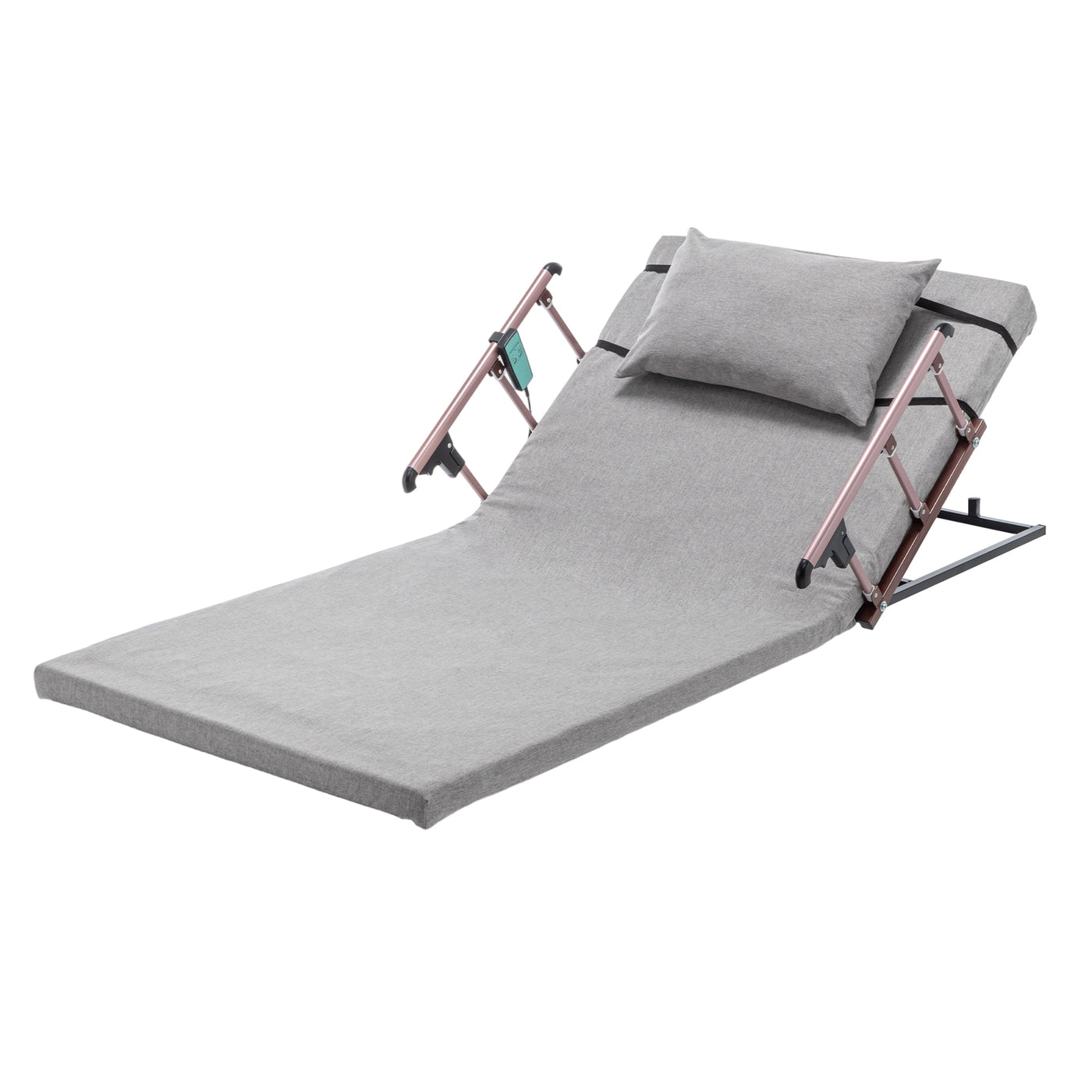 Bed Backrest Electric Adjustable 68 Degree Safety Rails Remote 300 LB 74 In