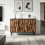 Modern Accent Sideboard Cabinet 47.24" Wood Pattern