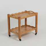 Rubberwood Nightstand Natural