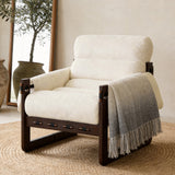 Chenille Accent Chair Beige