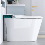 Modern Smart Toilet with Bidet Built In with Foot Kick