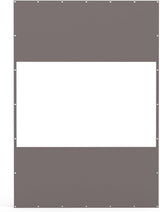 10'H x 7'W Clear PVC Outdoor Curtain Panel for Gazebo