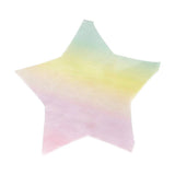 Rainbow Colored Star Napkin