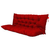 3 Seater Outdoor Swing Cushion, 5" Thick Waterproof Red