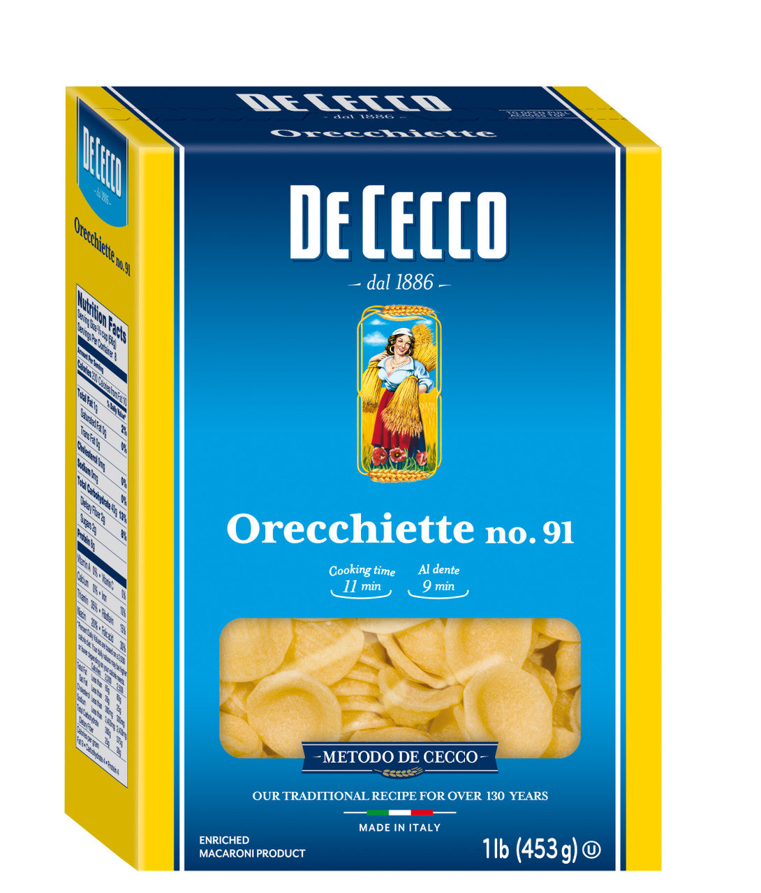 DECECCO ORECCHIETTE #91 ( 12 X 16 OZ   )-1