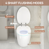 Unique Smart Toile, One Piece Toilet with Bidet Built