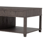 U-Can Lift-Top Coffee Table Hidden Compartment Brown