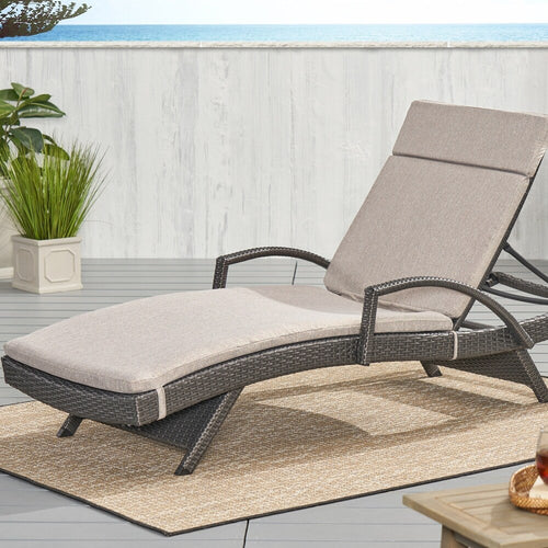 Salem Outdoor Chaise Lounge Cushion Set 2-Piece
