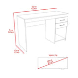 Writing Computer Desk - Two Drawers - Cabinet - 47.2"W