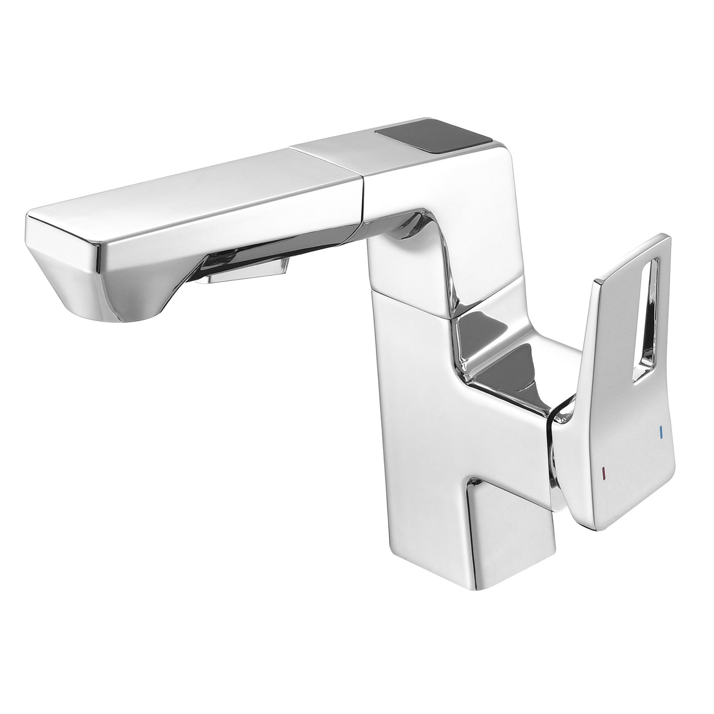 Smart LED Bathroom Faucet Chrome Digital Temperature Display