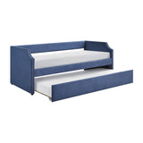 Daybed with Trundle Wood Blue