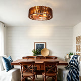 20" Modern Flush Mount Fan Light, Ceiling Fans