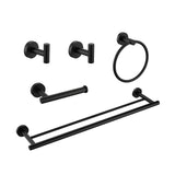 5 Piece Wall Mount Bathroom Towel Rack Set