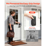 Keyless Entry Door Lock with Handle Set, Electronic Keypad Deadbolt