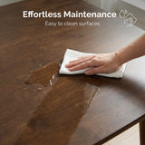 Solid Wood Dining Table Walnut 50"