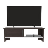 TV Stand - Modern - One Door Cabinet and One Open Shelf