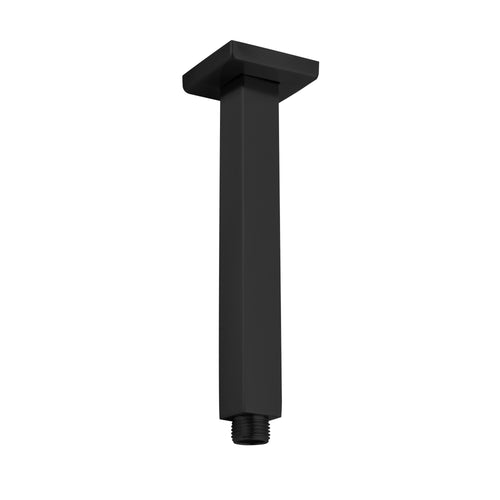 1/2 NPT Shower Arm with Flange, Ceiling Mount Rain Head Extension