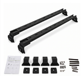 2PCS 400 LBS Roof Rack Cross Bars Compatible For 2007-2026 Jeep Wrangler JK JKU