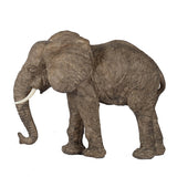 Polyresin Walking Elephant Outdoor Garden Statue 13x5x10